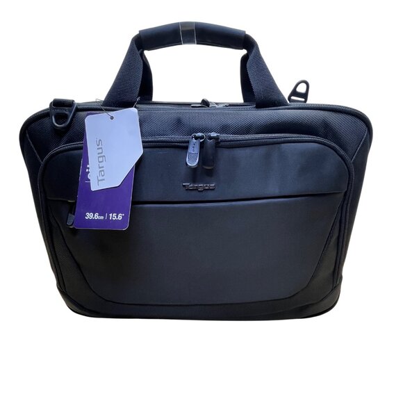 Targus Black Nylon With Handles & Shoulder Strap CityLite Laptop Briefcase 15.6" - Picture 1 of 13
